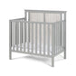 Connelly Mini Crib With Mattress Pad Gray/Rockport Gray