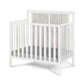 Connelly Mini Crib With Mattress Pad White/Rockport Gray