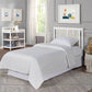 Connelly Twin Bed White/Rockport Gray