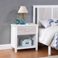 Connelly Nightstand White/Rockport Gray