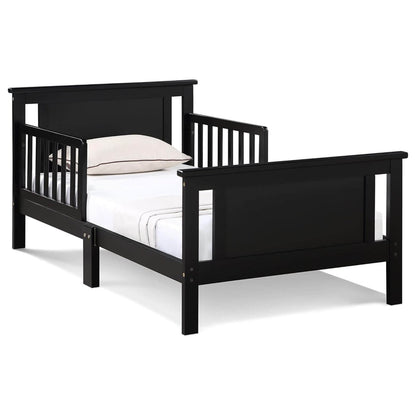 Connelly Reversible Panel Toddler Bed Black/Vintage Walnut