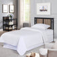Connelly Twin Bed Black/Vintage Walnut
