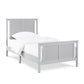 Connelly Reversible Panel Twin Bed Gray/Rockport Gray