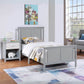 Connelly Reversible Panel Twin Bed Gray/Rockport Gray