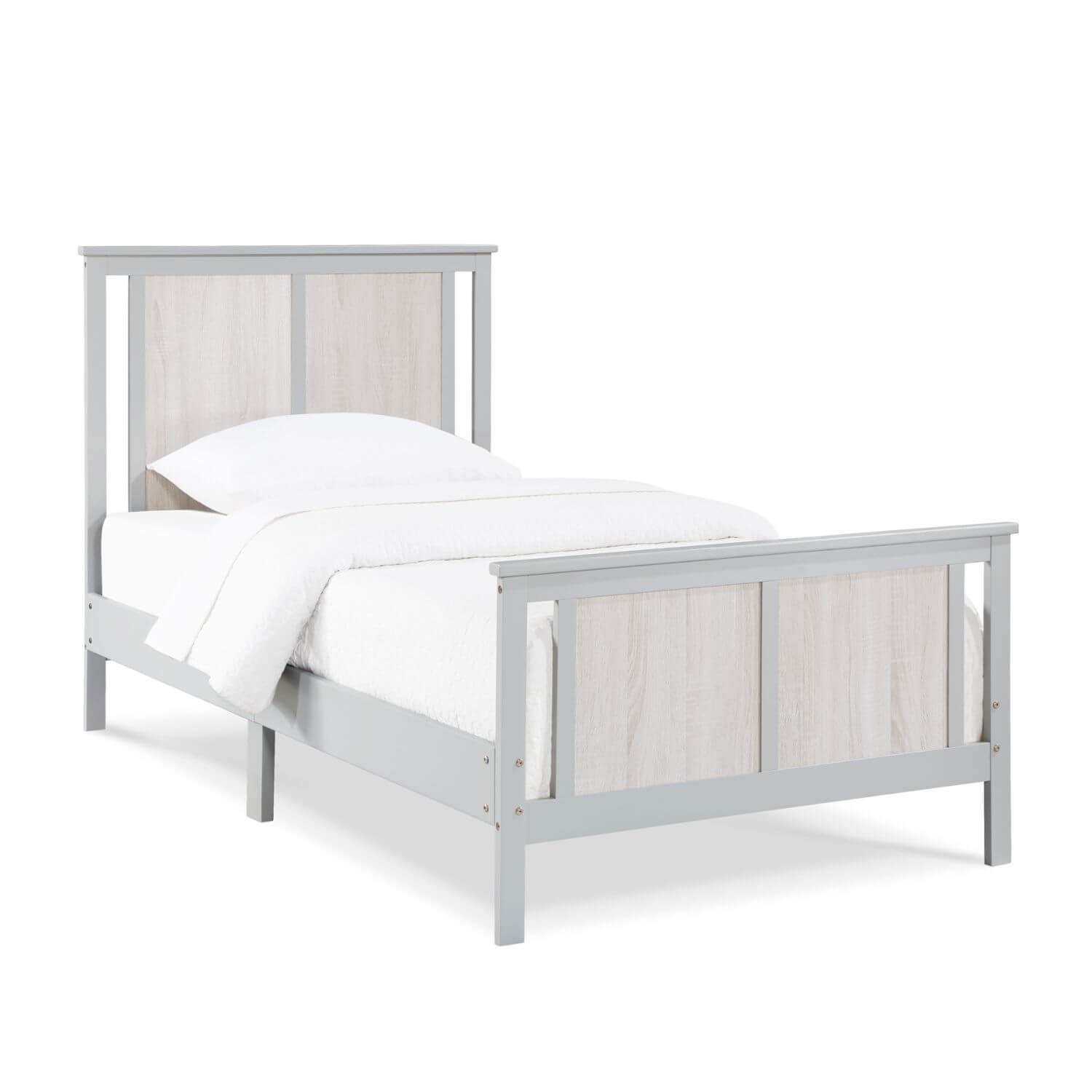 Connelly Reversible Panel Twin Bed Gray/Rockport Gray