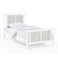 Connelly Twin Bed White/Rockport Gray