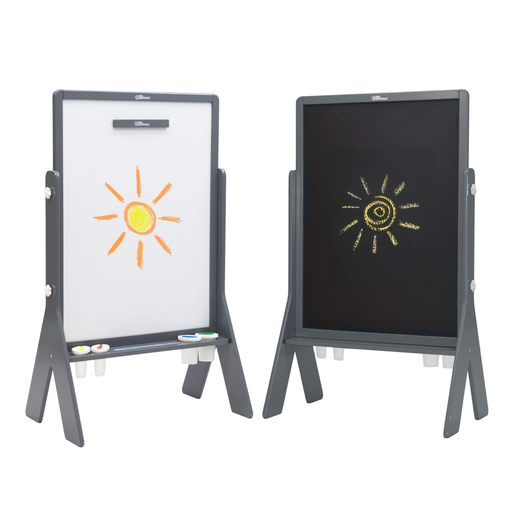 Little Partners Contempo Art Easel Grey
