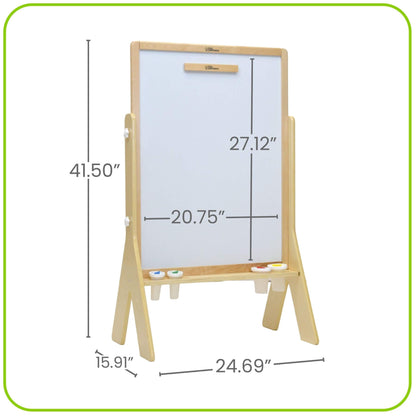 Little Partners Contempo Art Easel Natural
