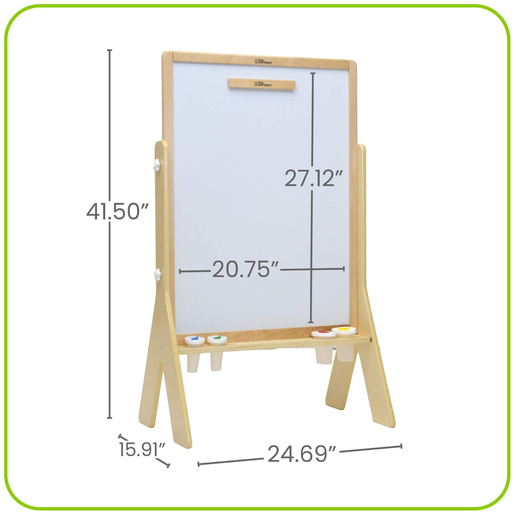 Little Partners Contempo Art Easel Natural