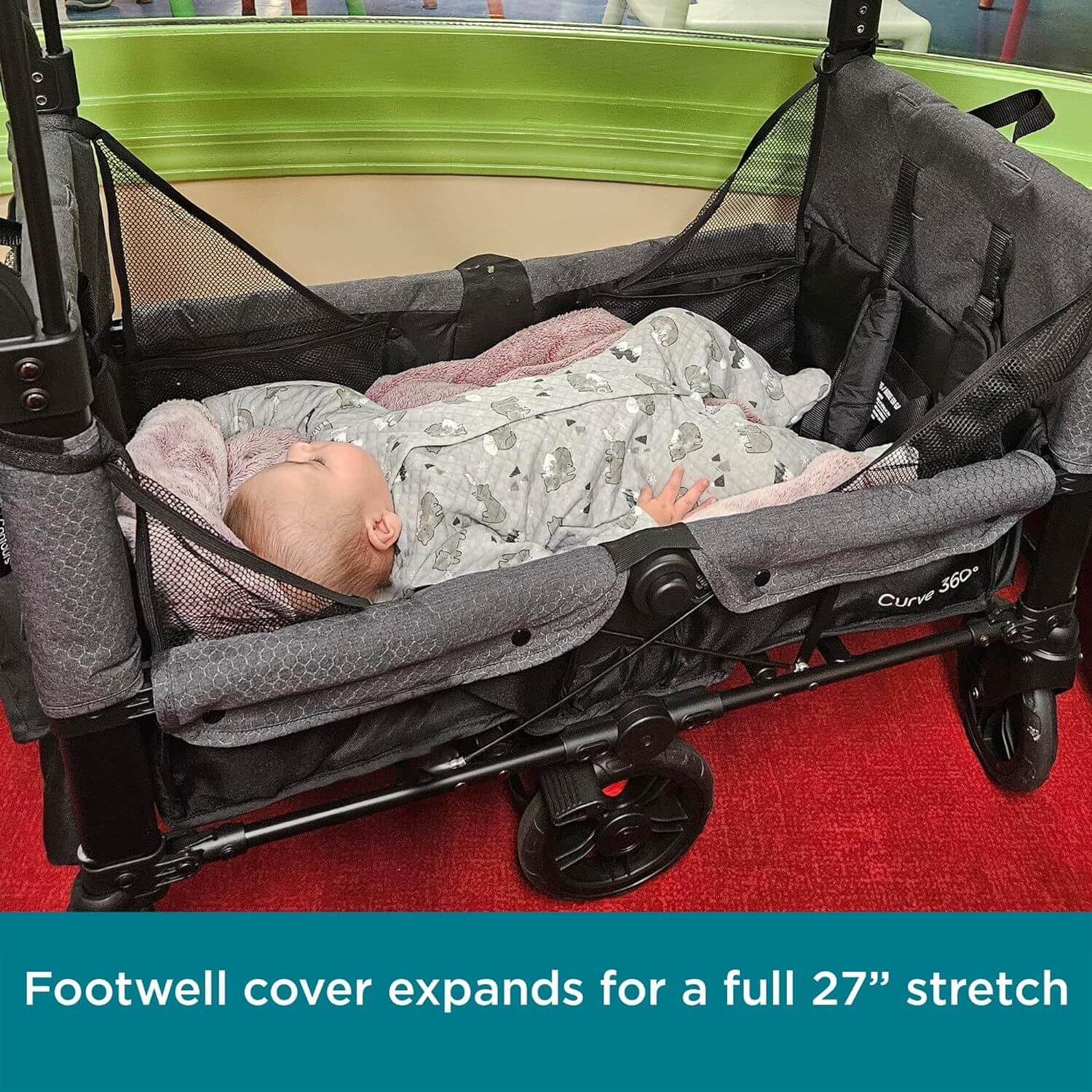 Contours Curve 360 Stroller Wagon - Detail