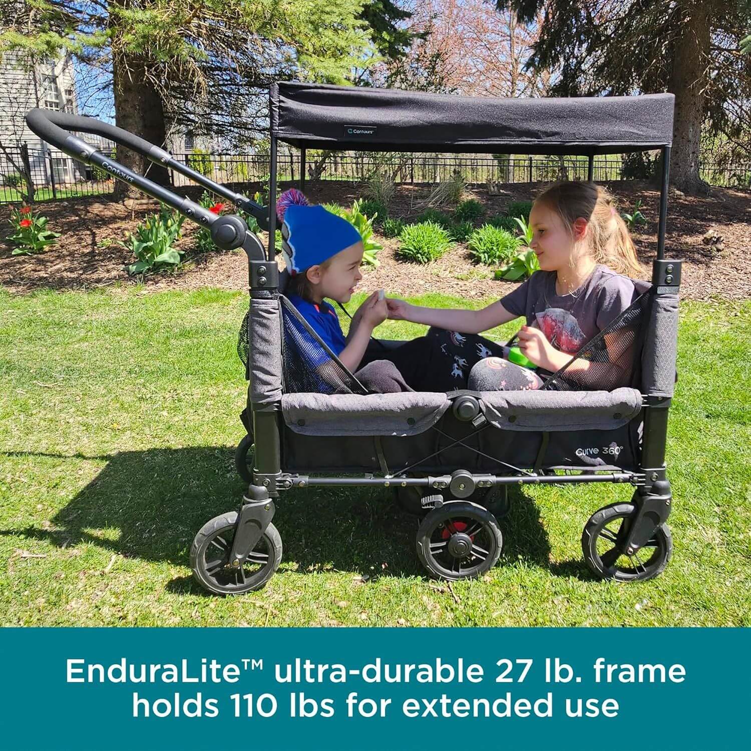 Contours Curve 360 Stroller Wagon - Lifestyle
