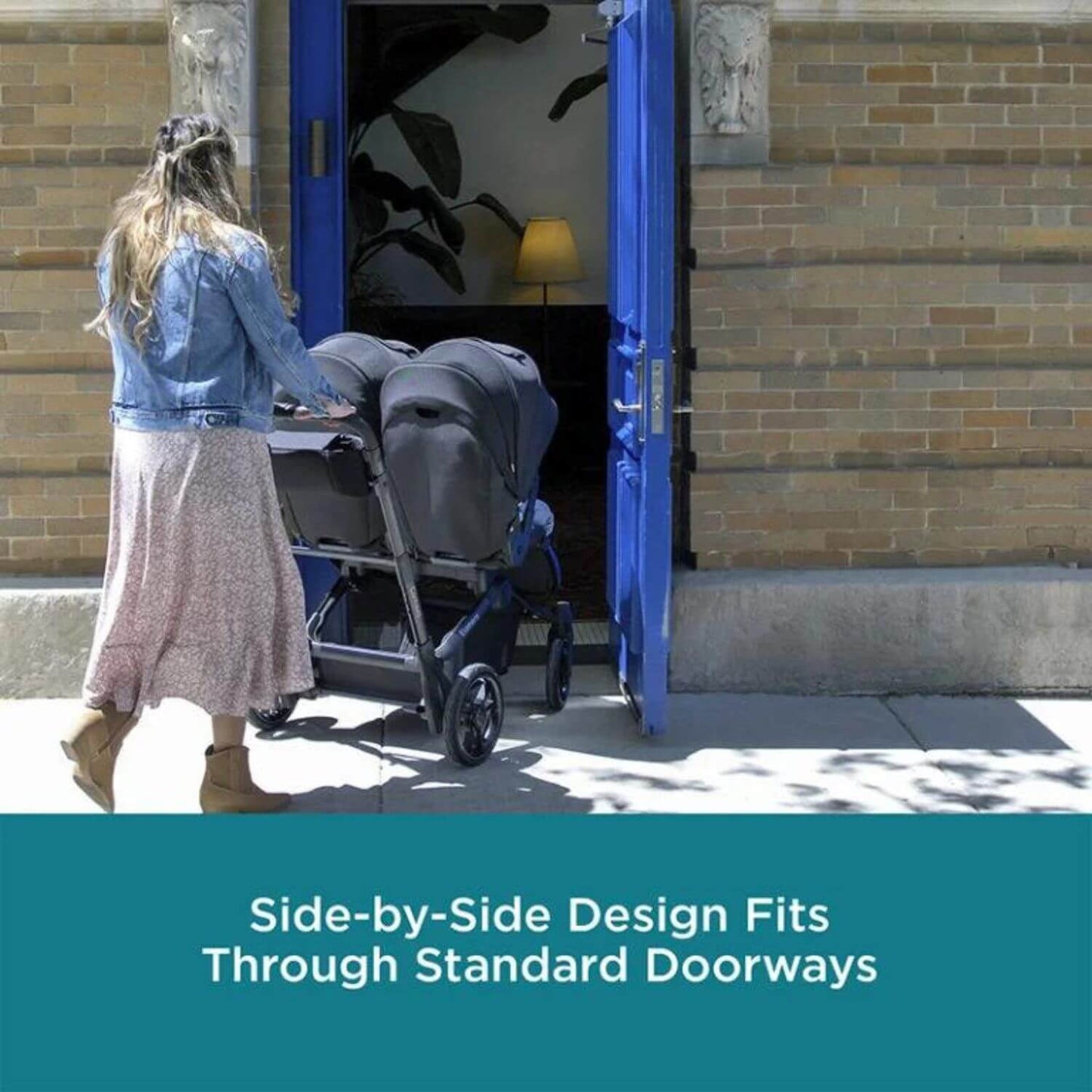 Contours Element Side by Side 1-to-2 Stroller - Lifestyle