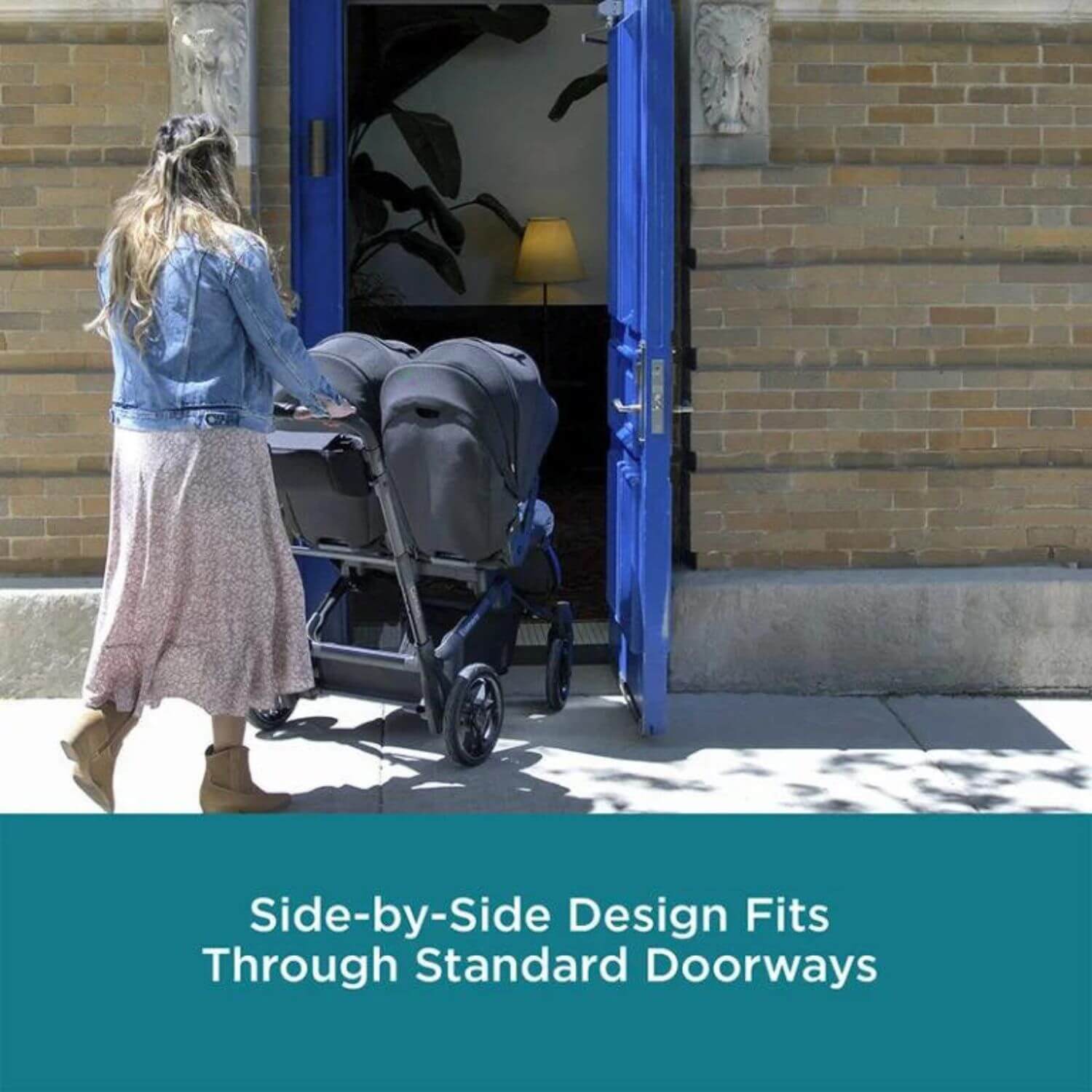 Contours Element Side by Side 1-to-2 Stroller - Lifestyle