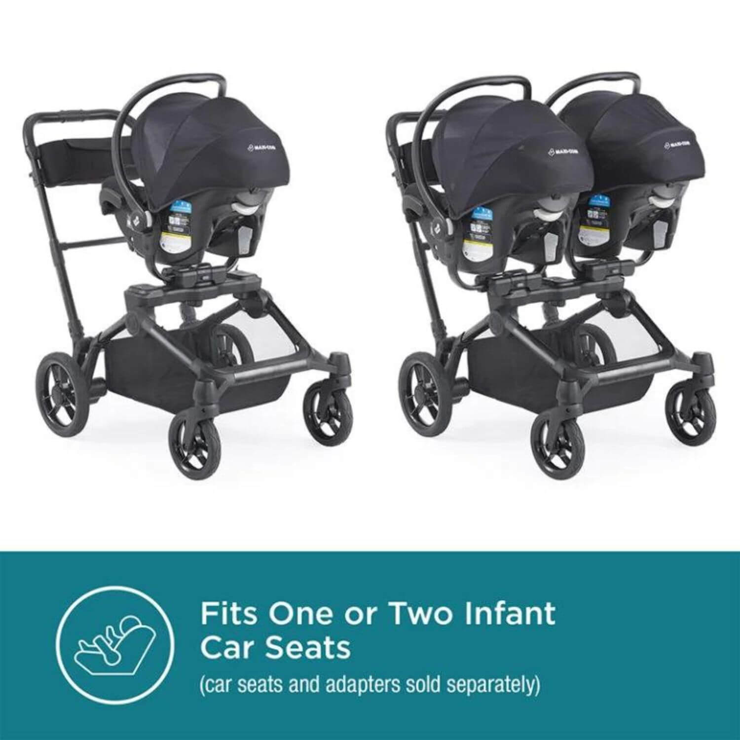 Contours Element Side by Side 1-to-2 Stroller - Detail