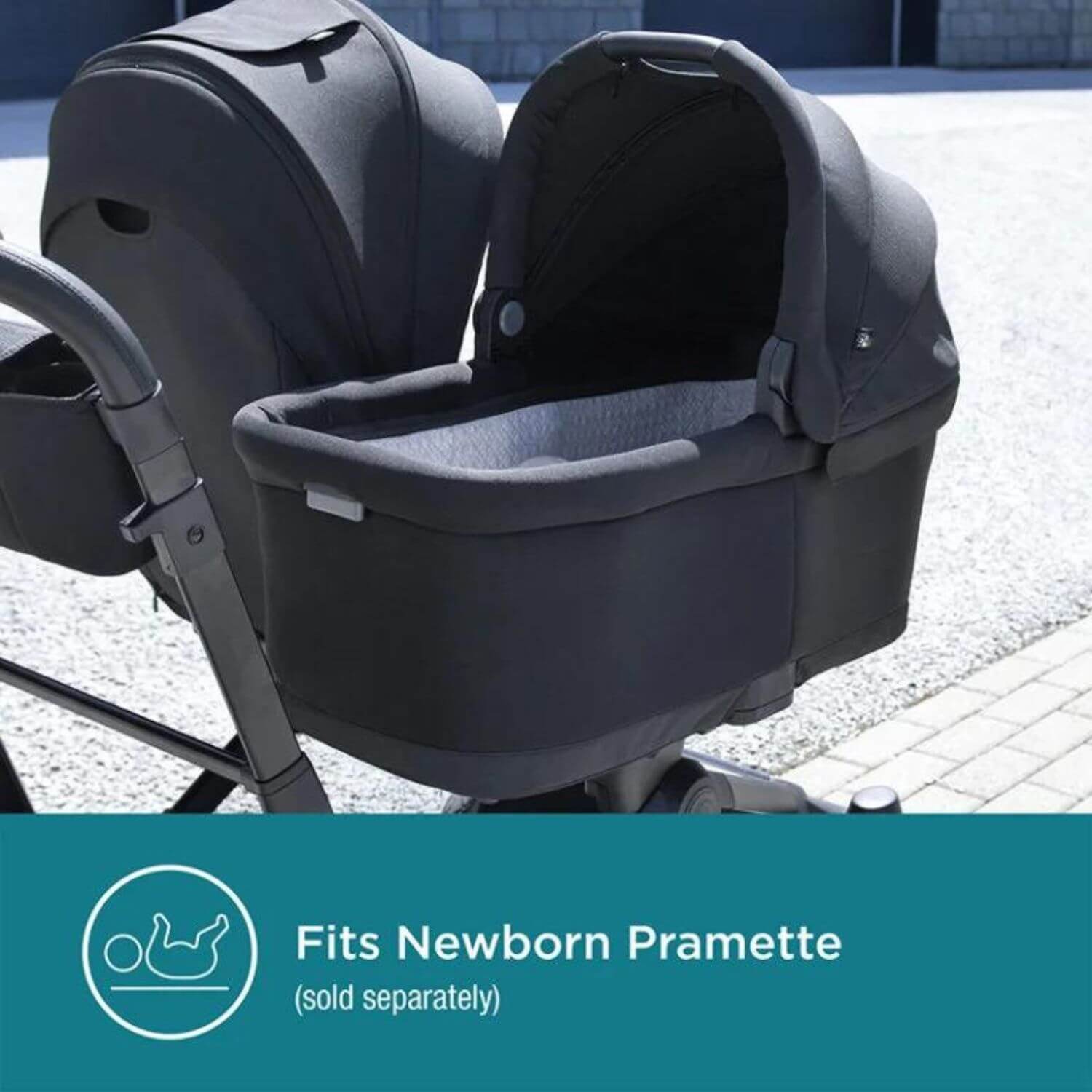 Contours Element Side by Side 1-to-2 Stroller - Detail