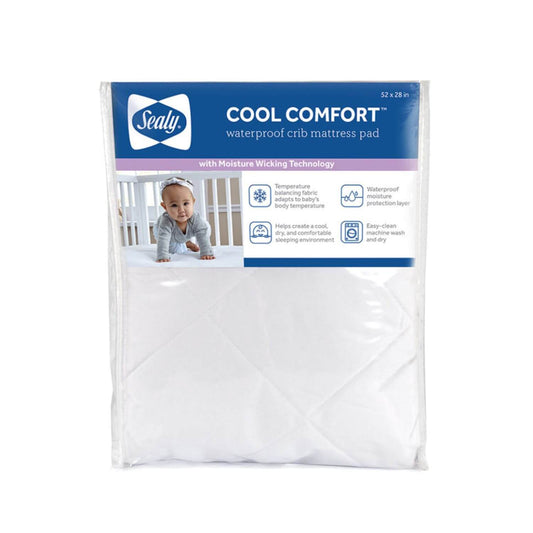 Sealy Cool Comfort Fitted Crib Mattress Pad