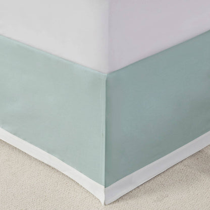 Close-up of Jacquard bedskirt