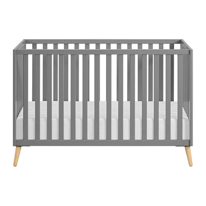 Cozy Nest 3 In 1 Island Crib Dove Gray/Natural