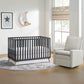 Cozy Nest 3 In 1 Island Crib Midnight Slate/Natural