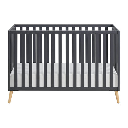 Cozy Nest 3 In 1 Island Crib Midnight Slate/Natural