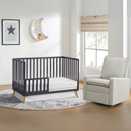 Cozy Nest Toddler Bed Midnight Slate/Natural