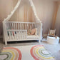 Milk Street Baby Crescent Moon Rocker Tot size Natural with Snow - Lifestyle