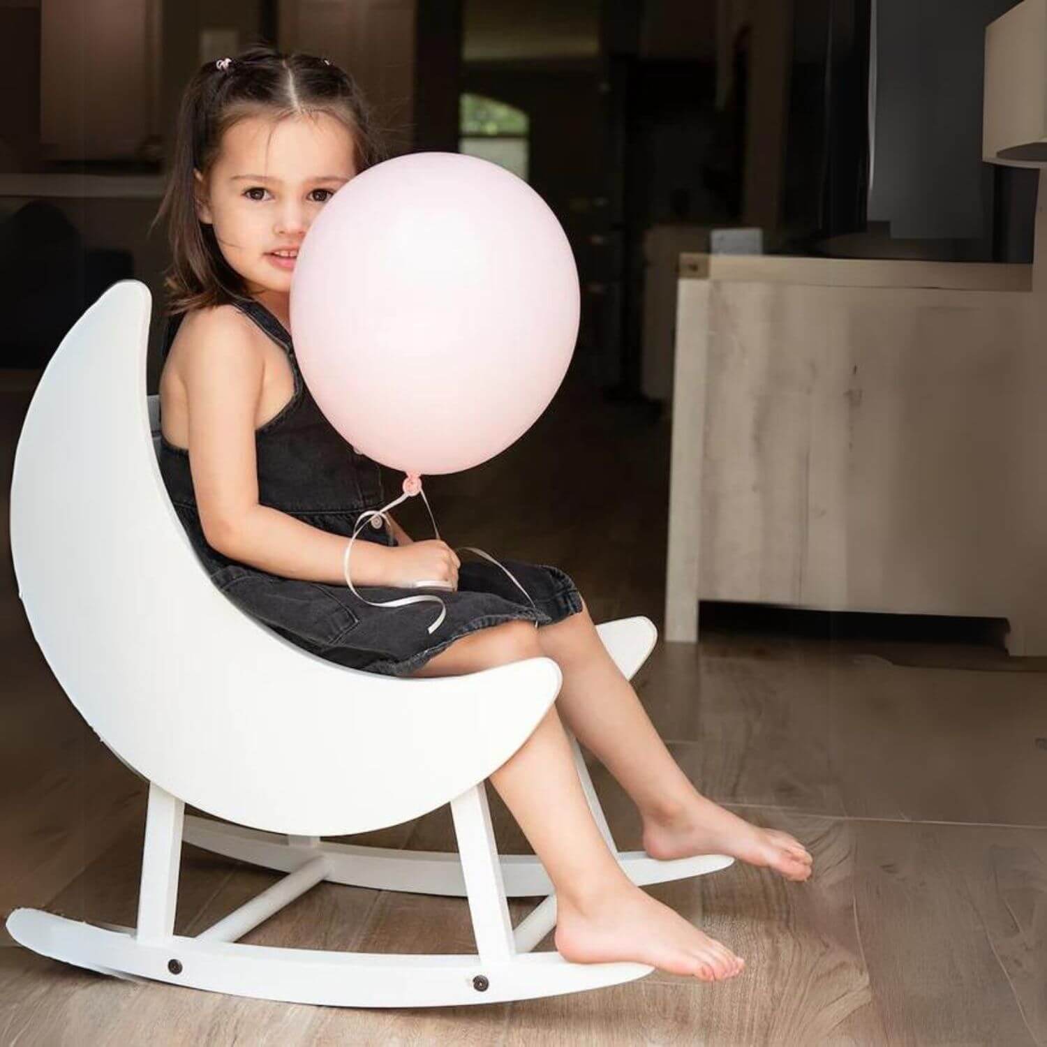 Milk Street Baby Crescent Moon Rocker Tot size Snow - Lifestyle