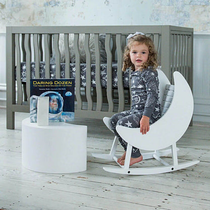 Milk Street Baby Crescent Moon Rocker Tot size Snow - Lifestyle