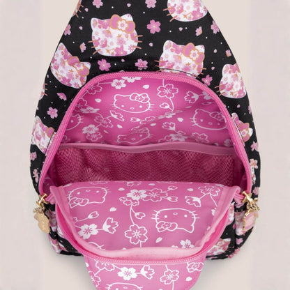 Open Crossbody Sling Cherry Blossoms