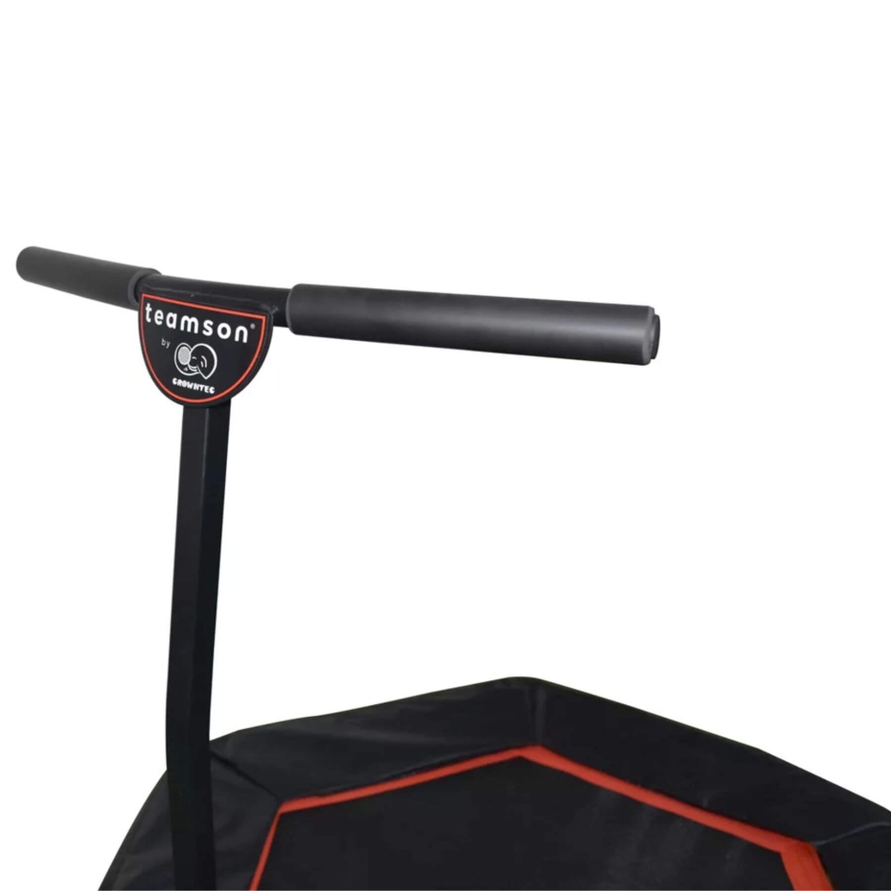 Crowntec 50'' UV-Resistant Hexagonal Trampoline with Handlebar on a white background