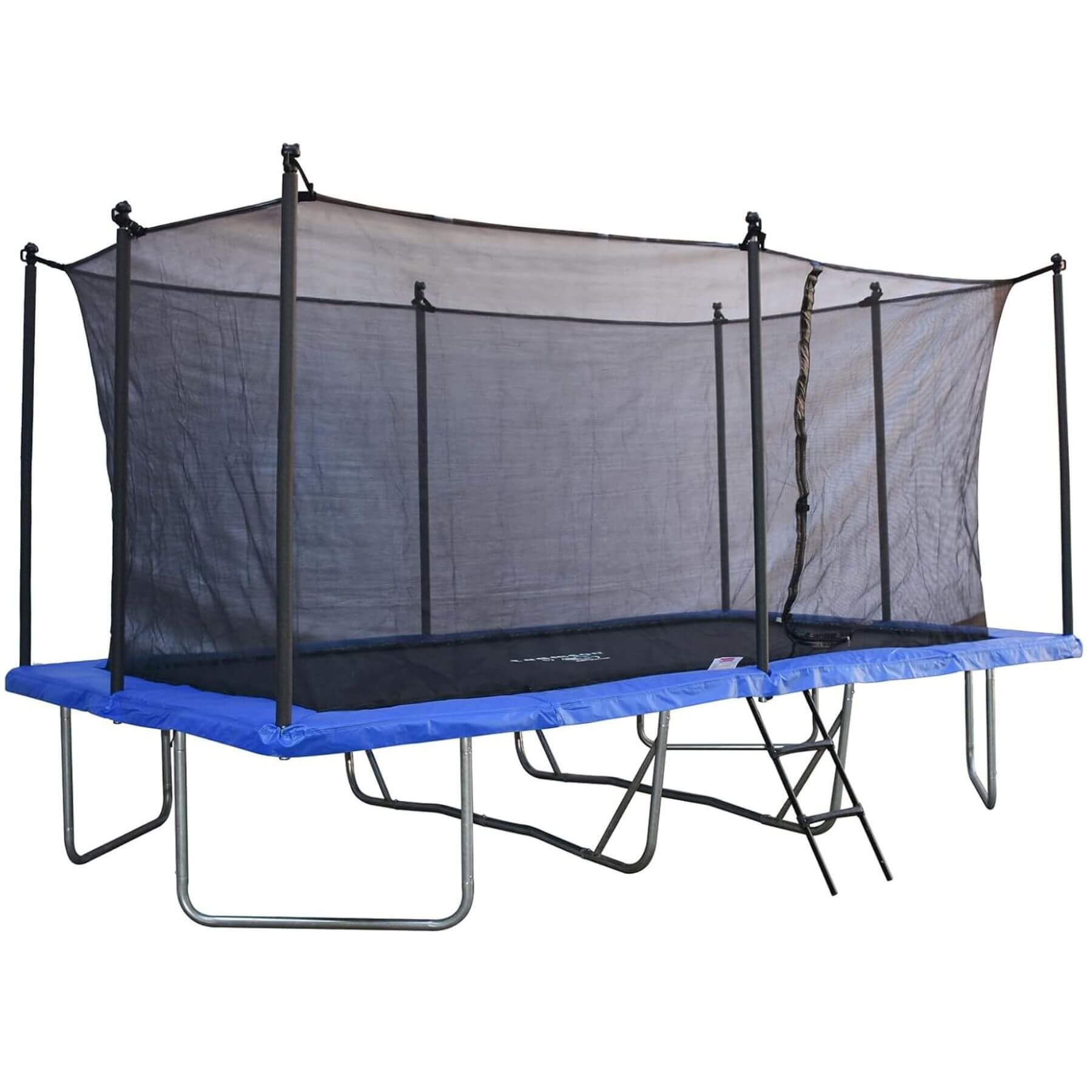 Teamson by Crowntec 15x9 FT UV-Resistant Trampoline with safety net on a white background