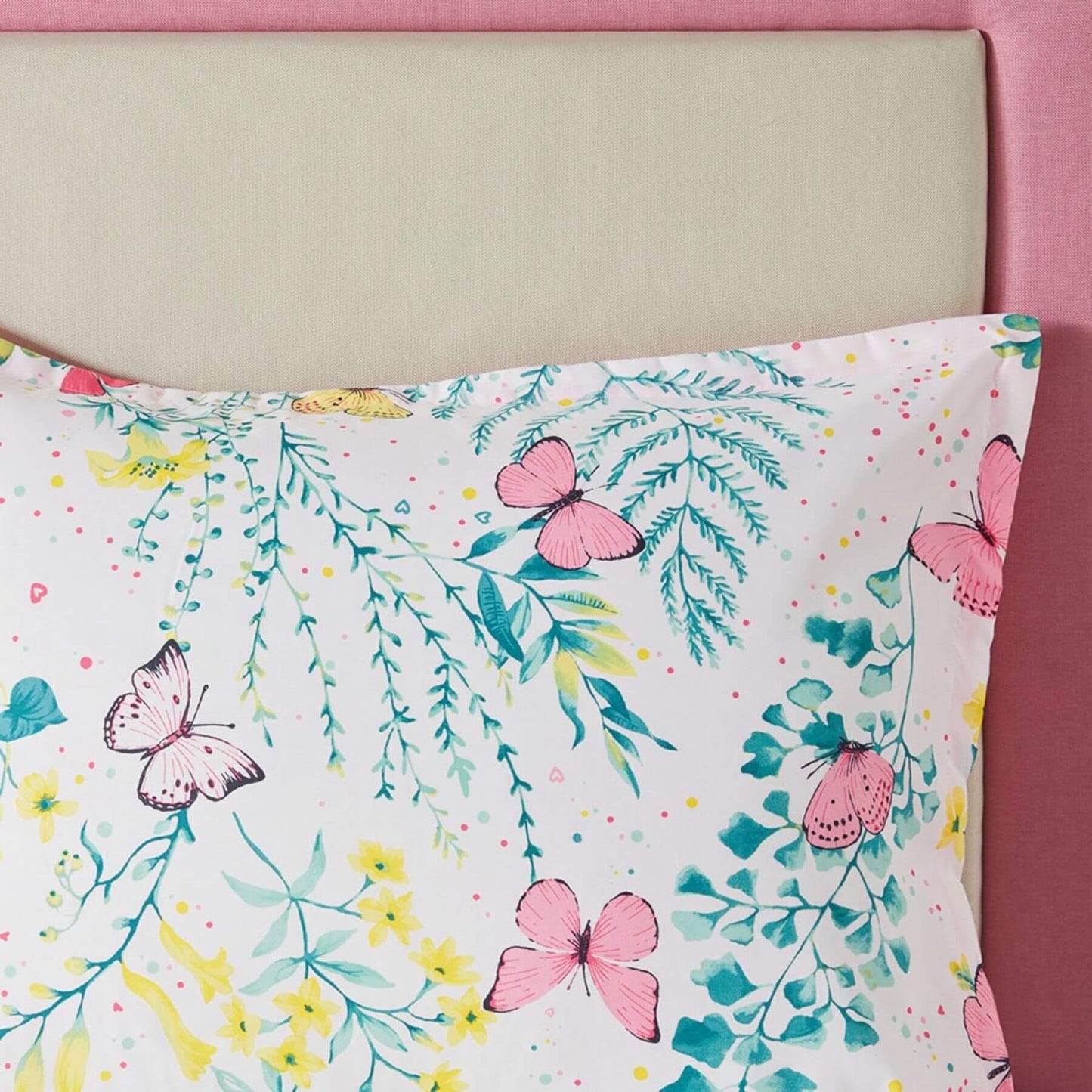 Cynthia Printed Butterfly Sham