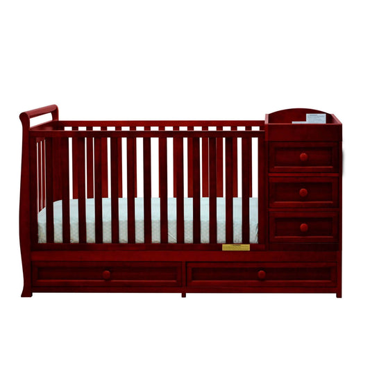 AFG Daphne 3-in-1 Crib and Changer Combo Cherry