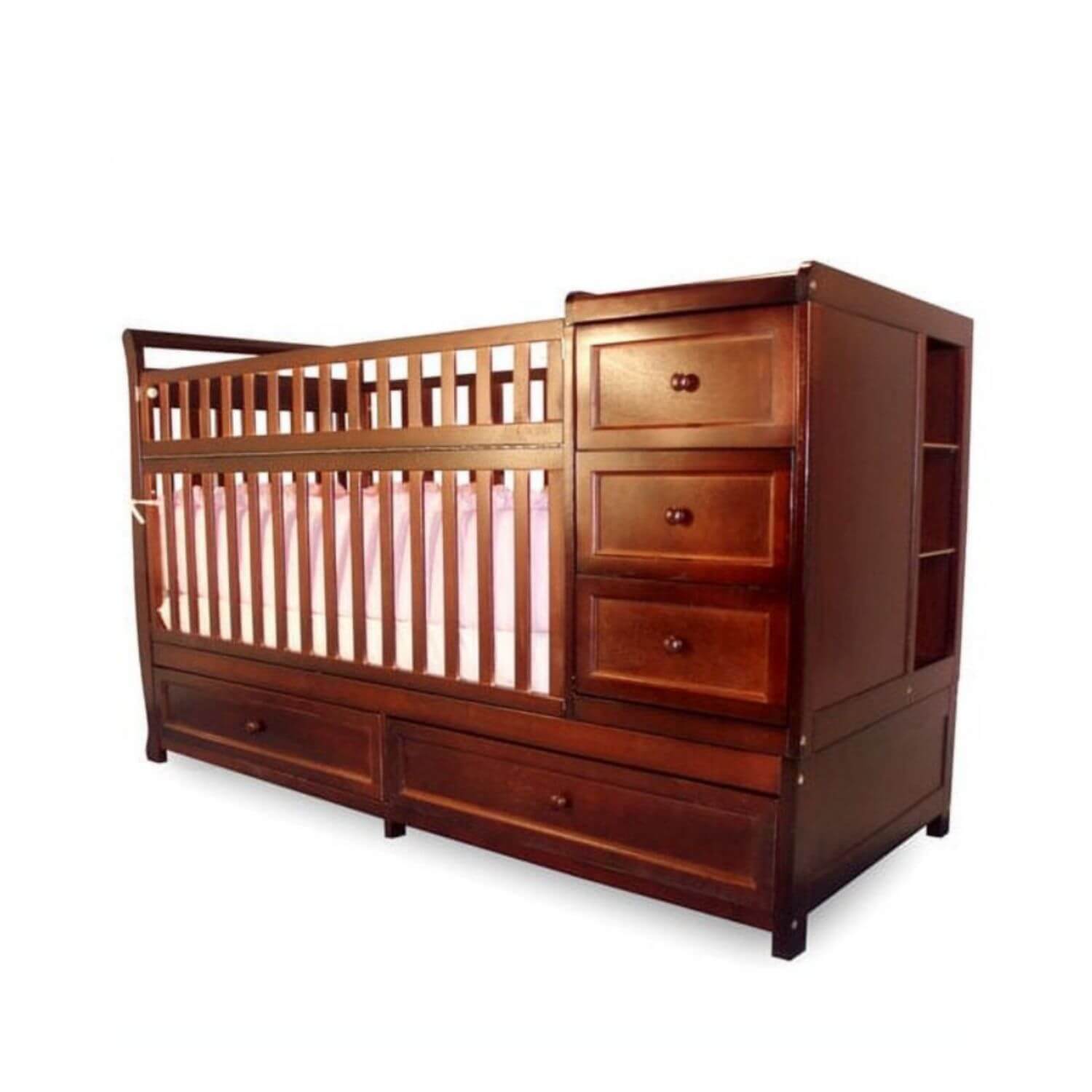 AFG Daphne 3-in-1 Crib and Changer Combo Cherry