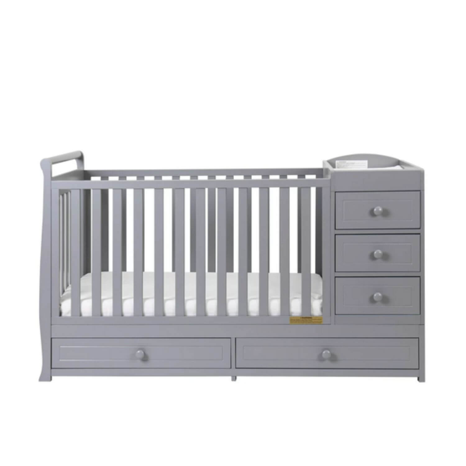 AFG Daphne 3-in-1 Crib and Changer Combo Gray