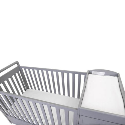 AFG Daphne 3-in-1 Crib and Changer Combo Gray