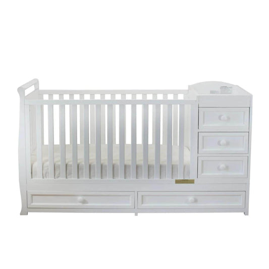AFG Daphne 3-in-1 Crib and Changer Combo White