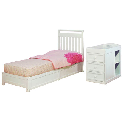 AFG Daphne 3-in-1 Crib and Changer Combo White