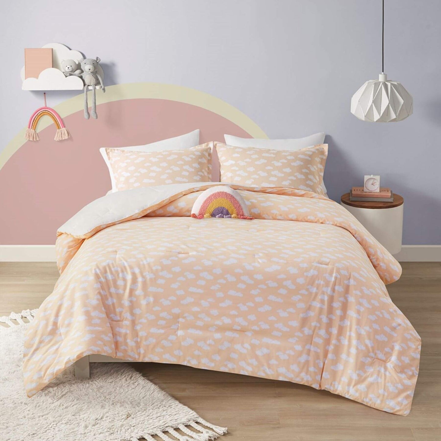 Dawn Sunshine Printed Reversible Comforter Set