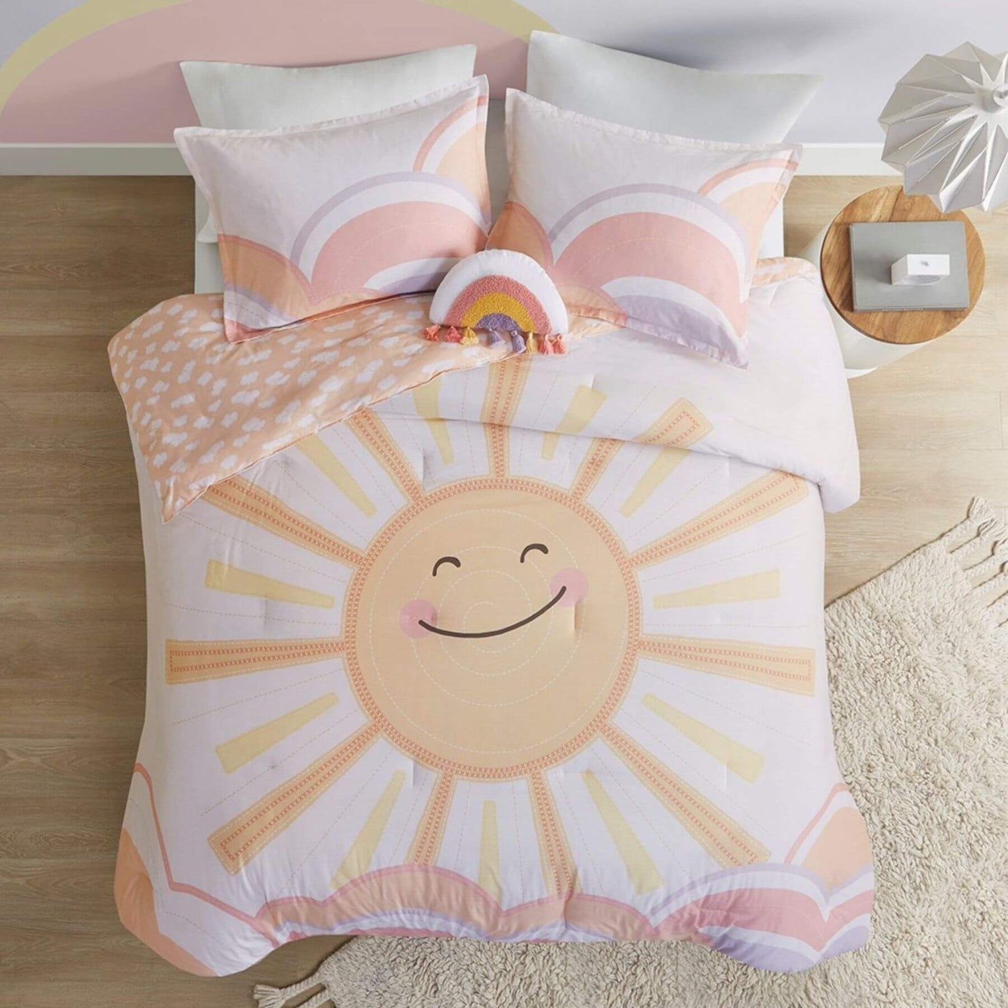 Dawn Sunshine Printed Reversible Comforter Set