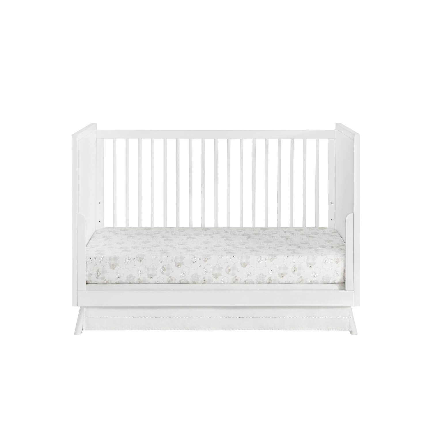 Oxford Baby Dawson 3 in 1 Convertible Crib | White