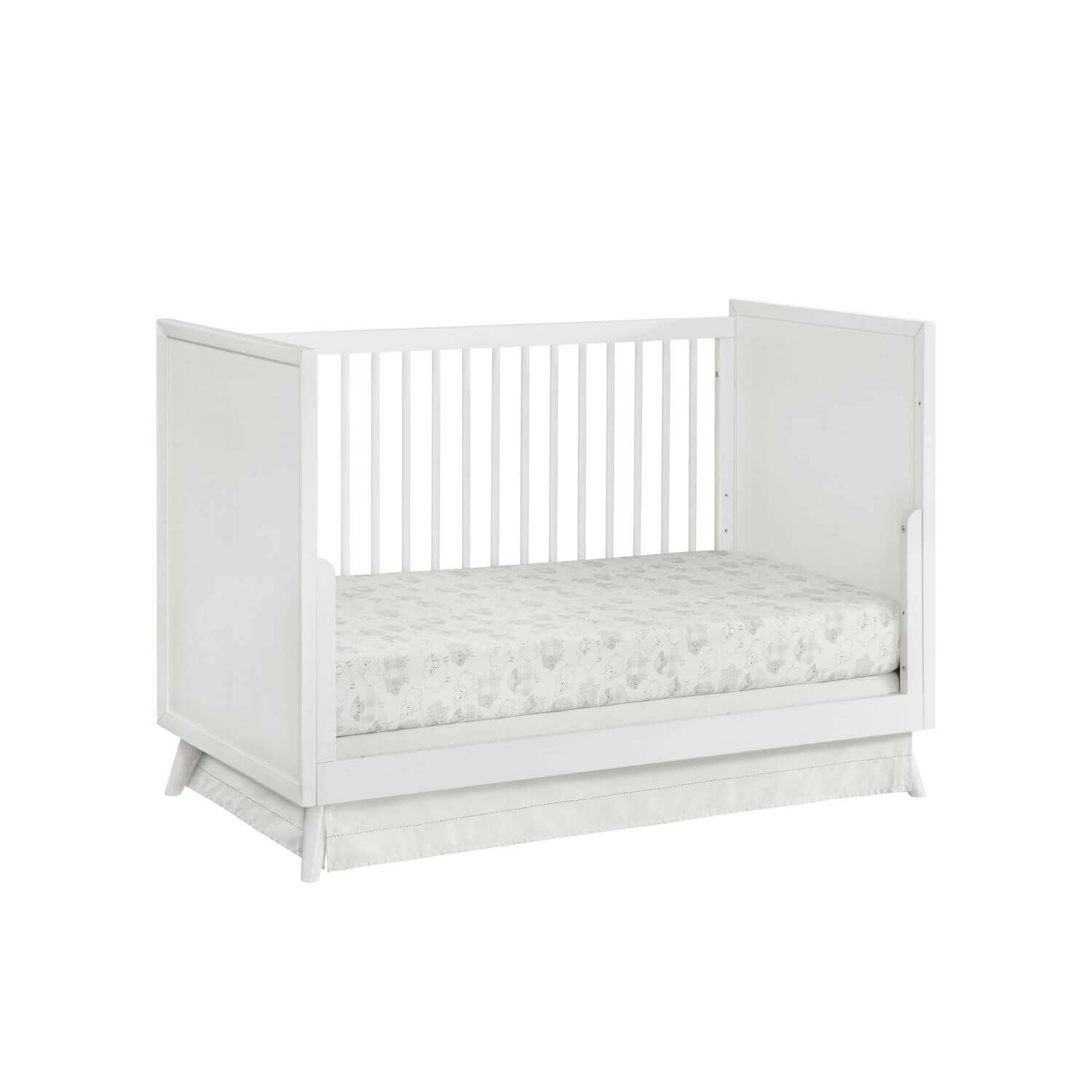 Oxford Baby Dawson 3 in 1 Convertible Crib | White