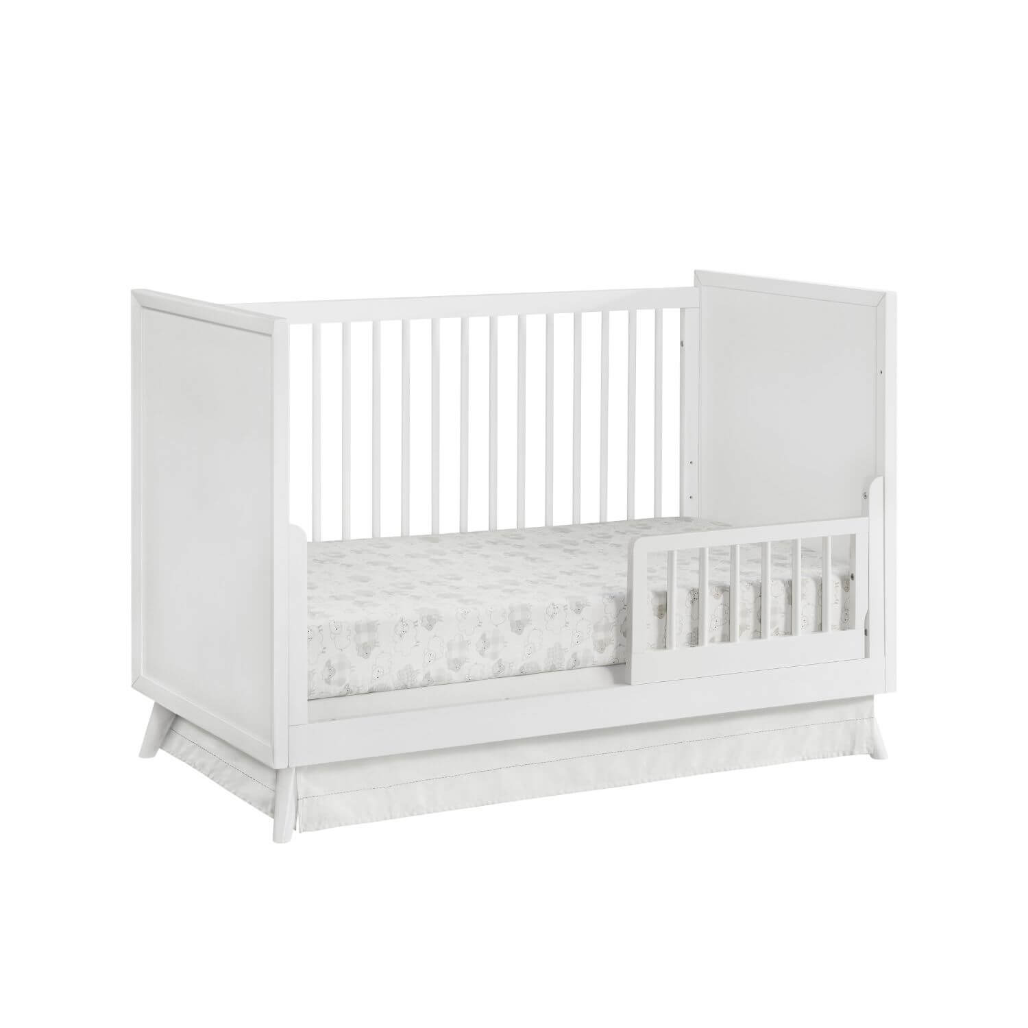 Oxford Baby Dawson 3 in 1 Convertible Crib | White