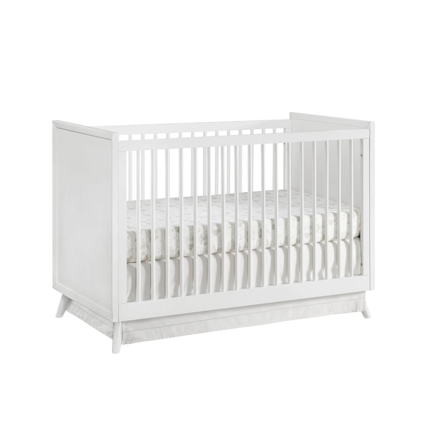 Oxford Baby Dawson 3 in 1 Convertible Crib | White