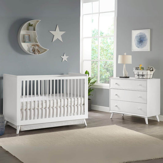 Oxford Baby Dawson Changing Topper (RTA) For 3 Drawer Dresser | White