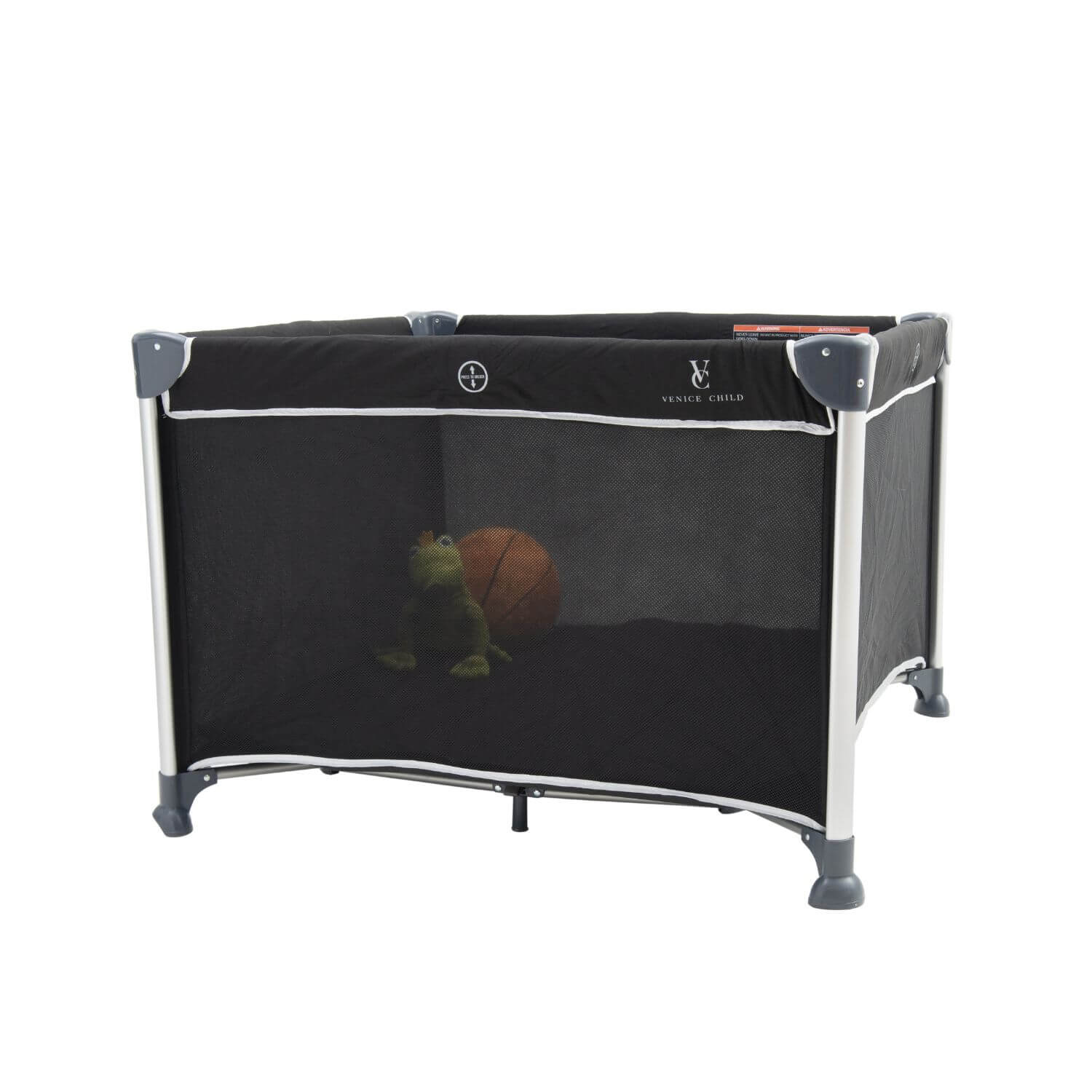 Venice Child DayDreamer 40" x 40" Playard | Black