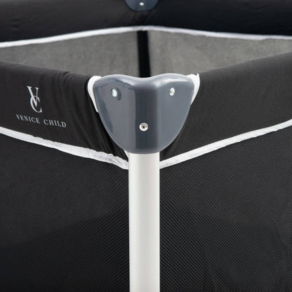 Venice Child DayDreamer 40" x 40" Playard | Black