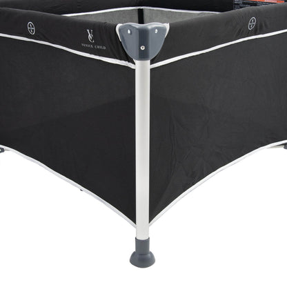 Venice Child DayDreamer 40" x 40" Playard | Black