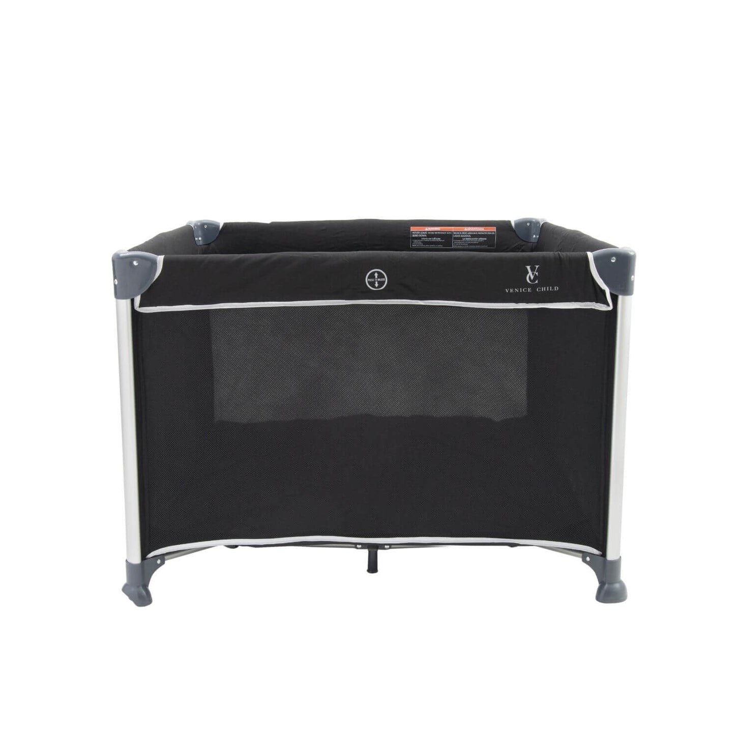 Venice Child DayDreamer 40" x 40" Playard | Black