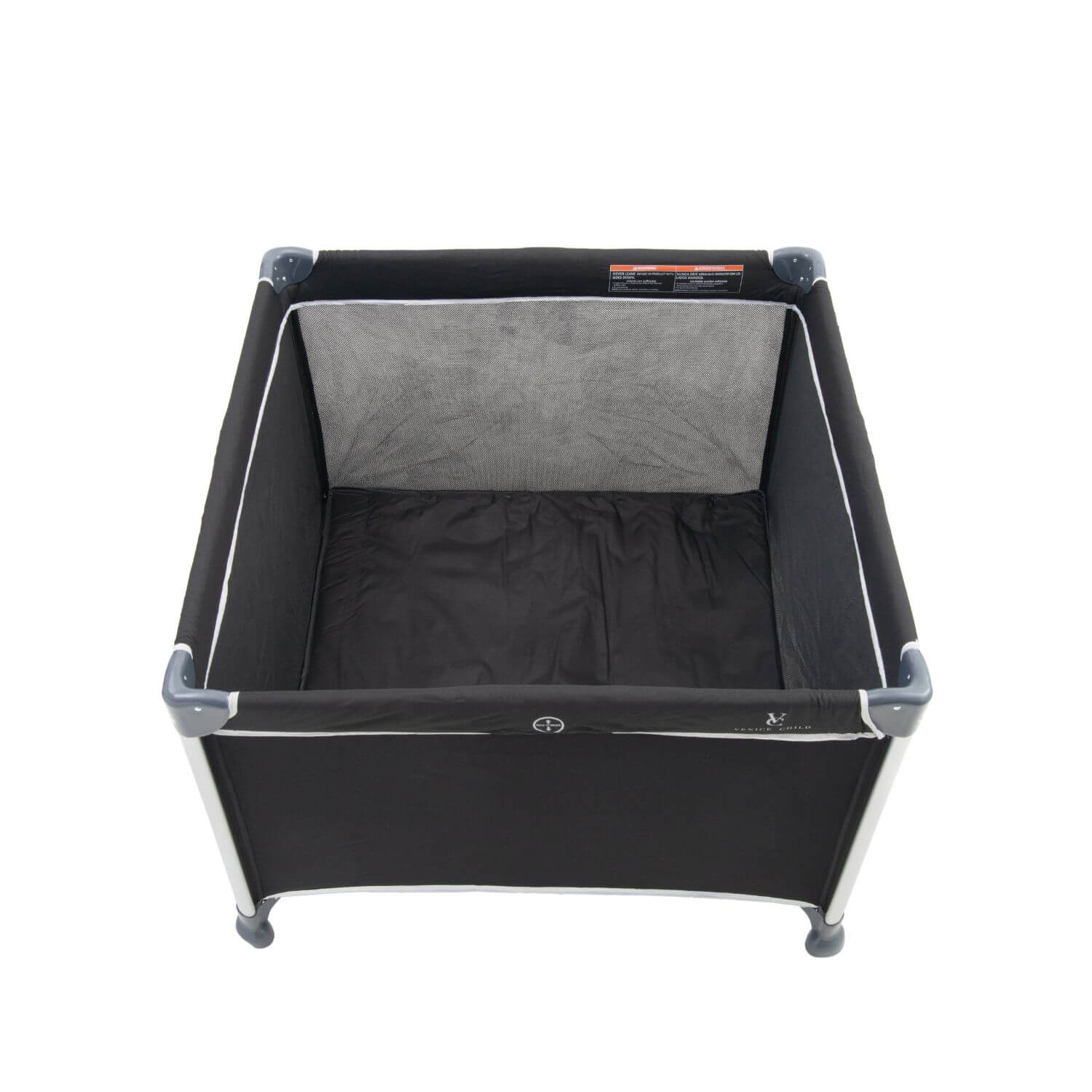 Venice Child DayDreamer 40" x 40" Playard | Black